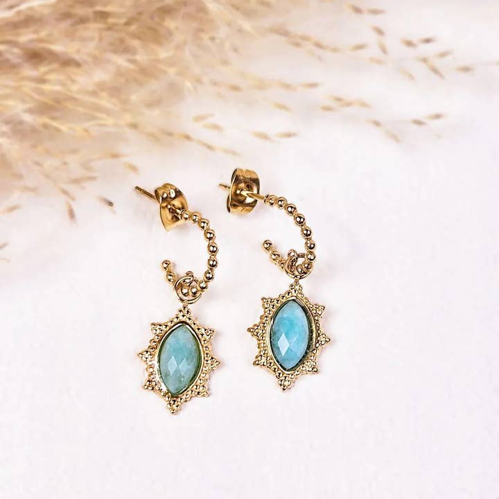 Lucianna turquoise earrings and other Purchase Wholesale luces navideñas. Free Returns & Net 60 Terms on Faire trending on Faire.
