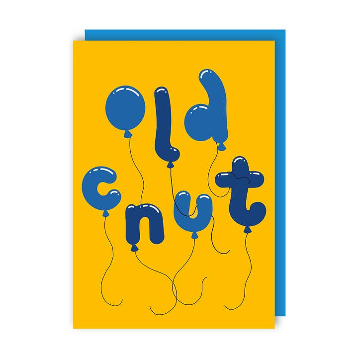 Old C**t Funny Birthday Card for wholesale by Sunshine Llama