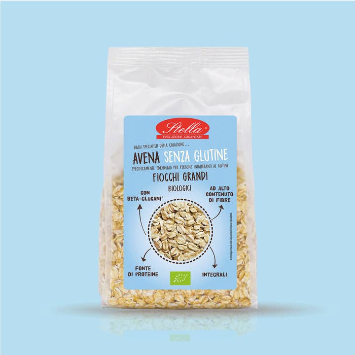 Stella Foods s.r.l. - Wholesale Oats - STELLA Organic Gluten-Free Large Oat Flakes 400g4