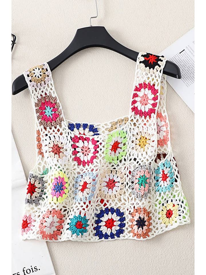 Miss Sparkling - Vendita all'ingrosso Top in maglia - Donna - Crop top in maglia1