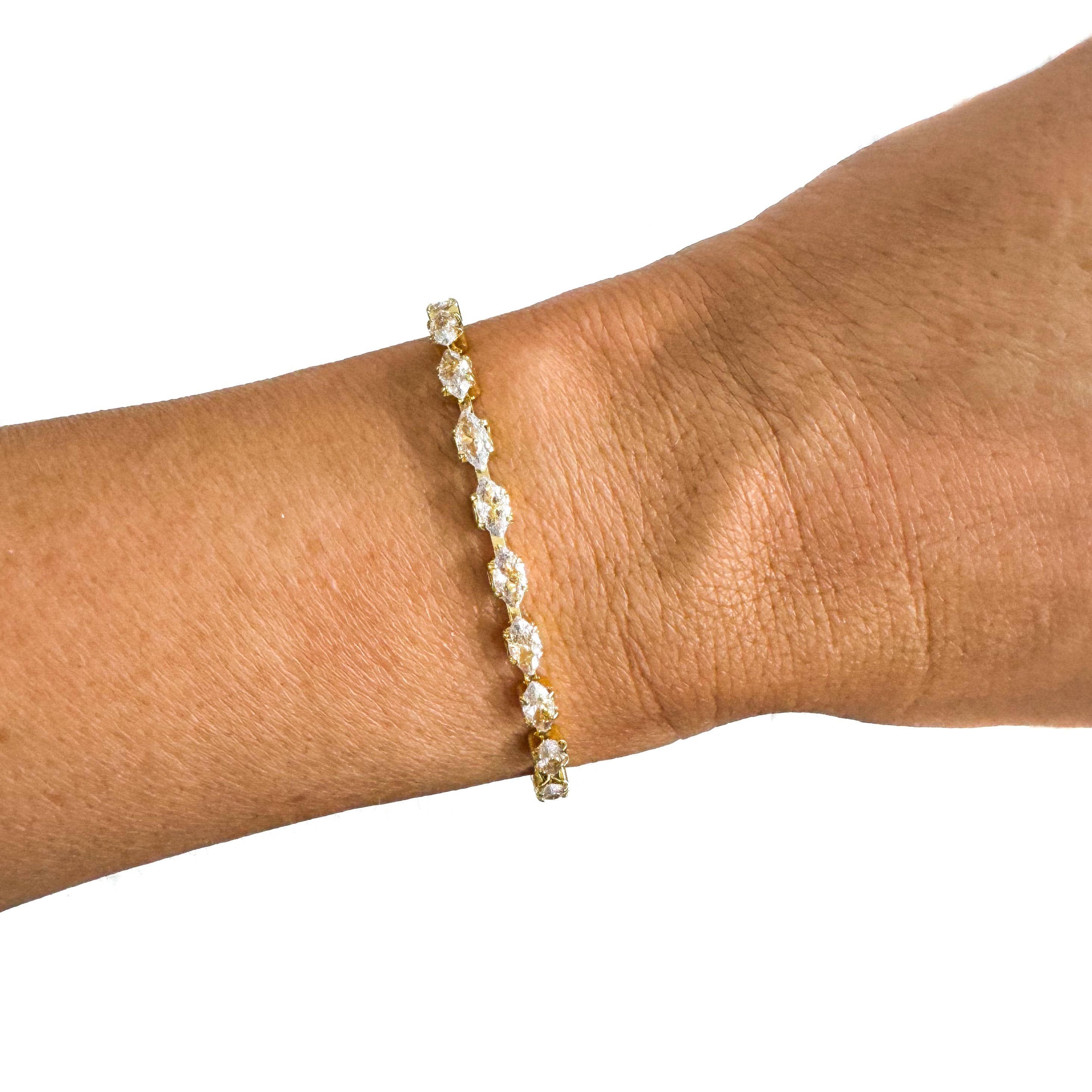 Savvy Bling - Wholesale Tennis Bracelet - Semi Precious Pave Adjustable Bracelets6