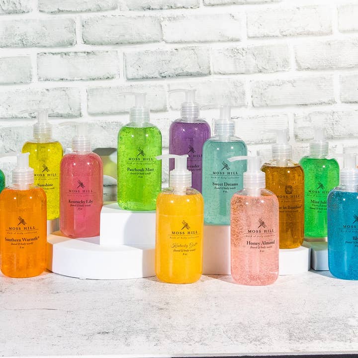 Hand and Body Wash for wholesale by Moss Hill Bath & Body Collection