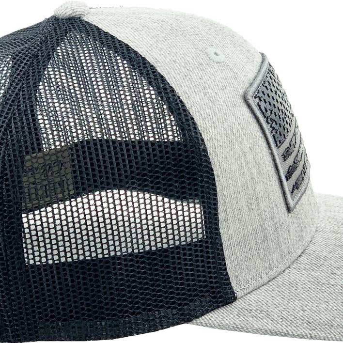 KBETHOS - Wholesale Trucker Hat - Men's - FLAG UV PRINT PATCH MESH BACK BALLCAP48