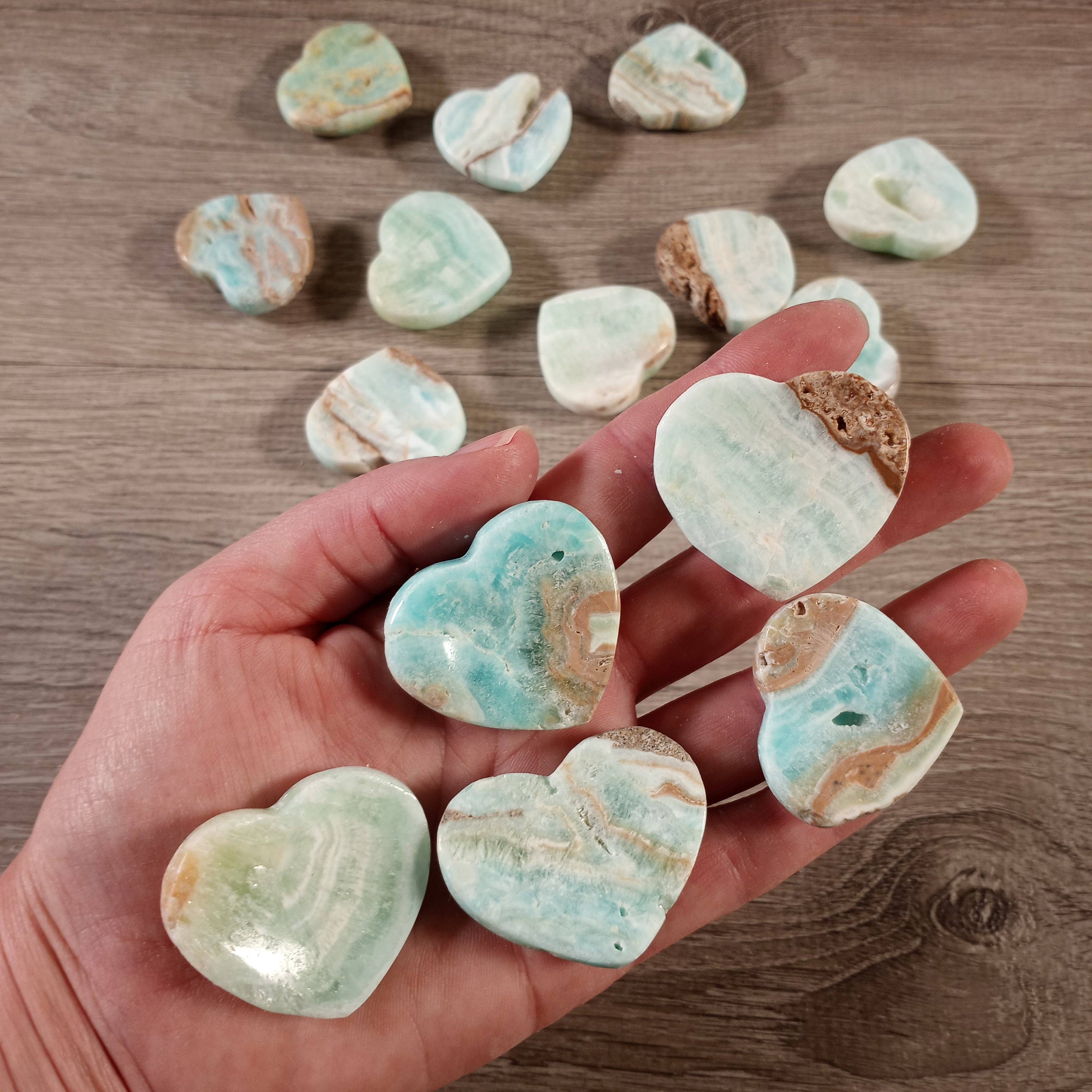 Keystone Crystals - Wholesale Spiritual stone/crystal - Heart-Shaped Gemstone Worry Stones – for Gift Shops3
