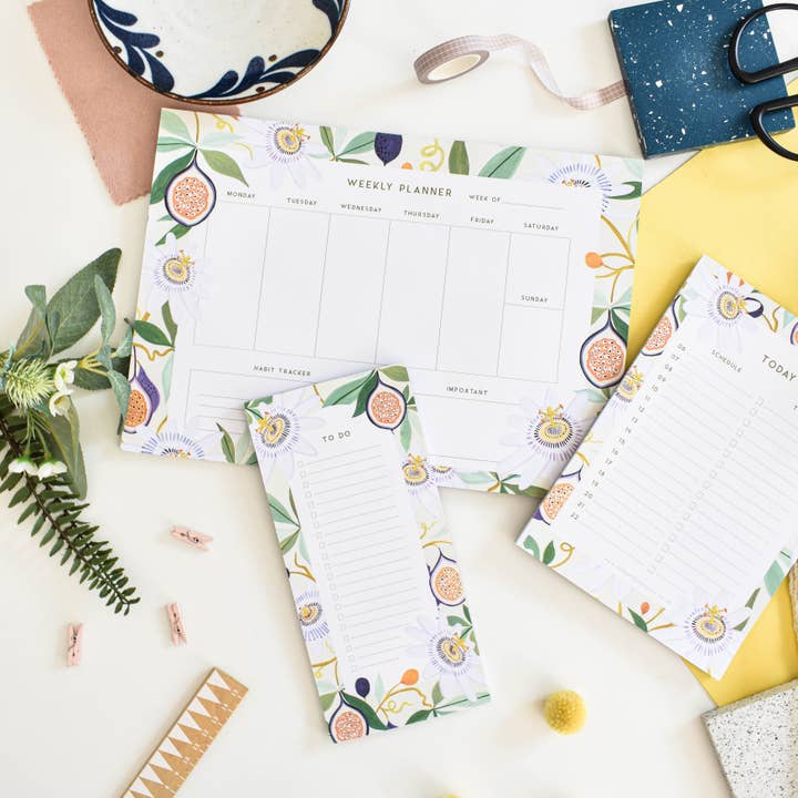 Amber Davenport Art - Wholesale Planner - Passionfruit Weekly Planner