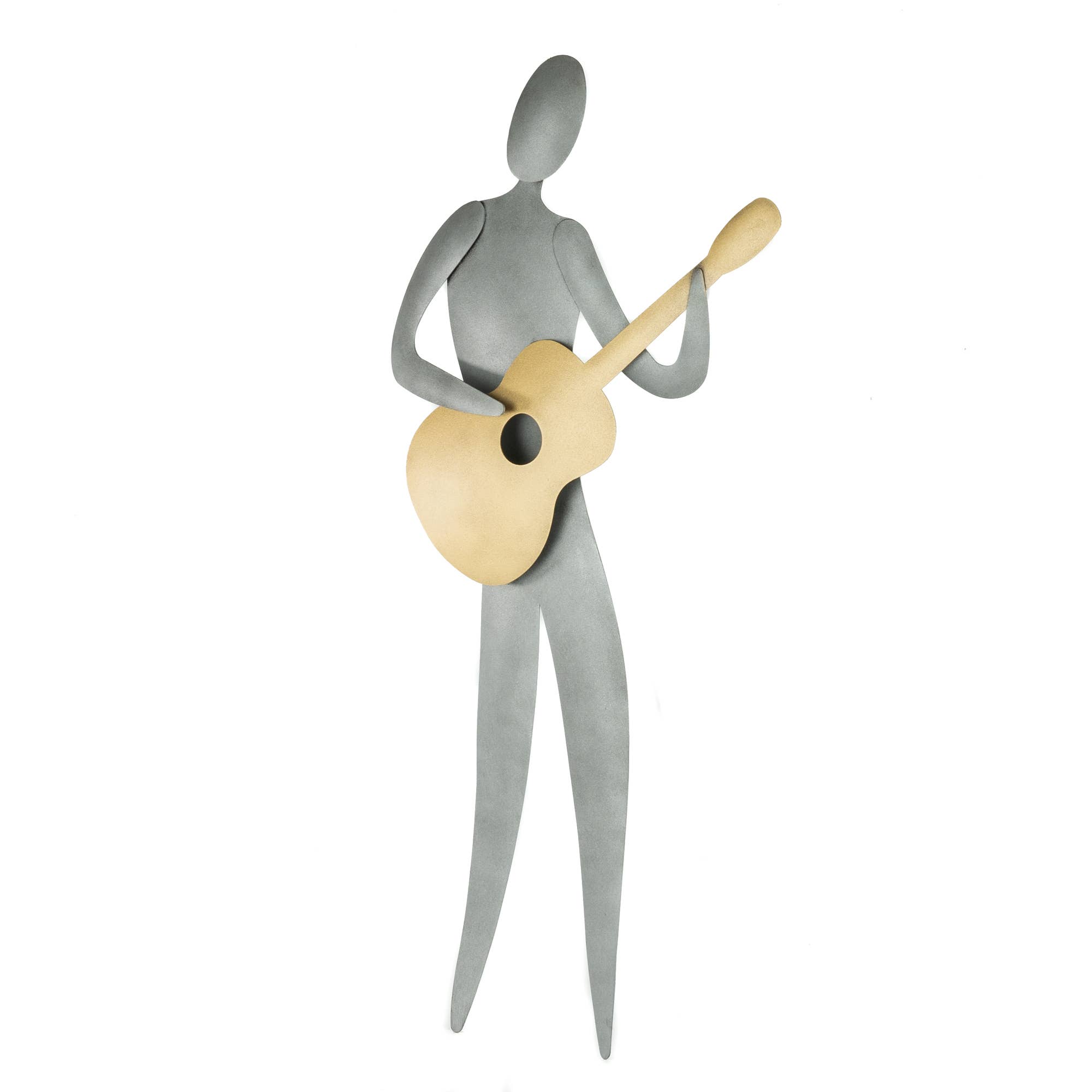 ARTIA LTD - Wholesale Wall Accent - Guitar Player Figurine, Modern Metal Wall Decor 54cm1