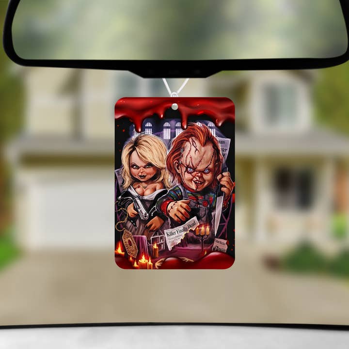 Graveyard Offerings - Wholesale Car Freshener - Unisex - Chucky and Tiffany Air Freshener