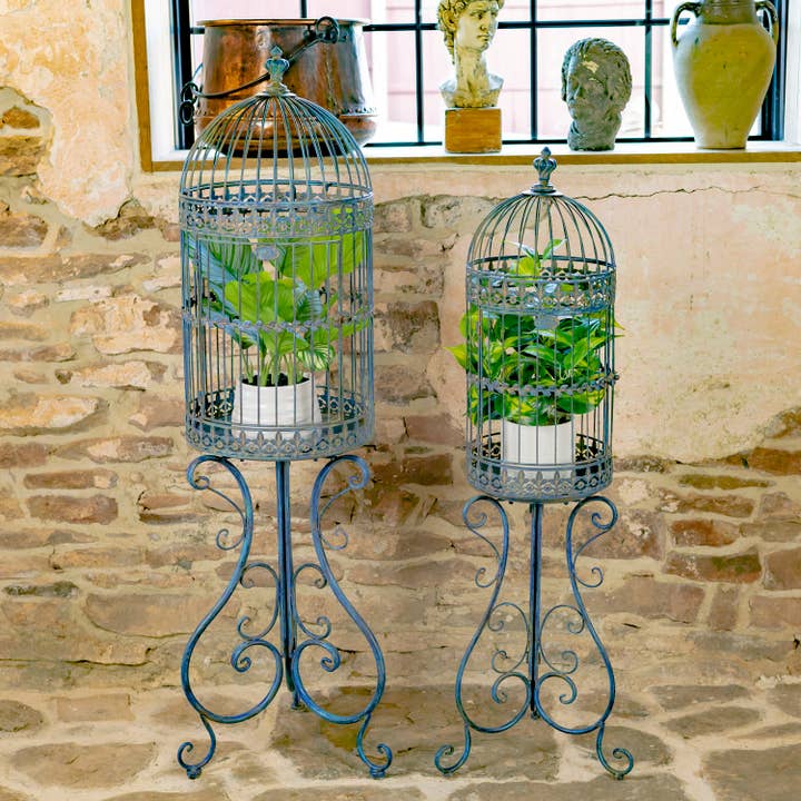 Zaer Ltd. International - Wholesale Plant Pot Stand - Victorian Style Birdcage Style Planters "Copenhagen 1843"
