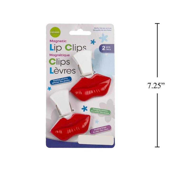 Luciano Gourmet 2-pc Magnetic Lip Clips for wholesale by Luciano Gourmet