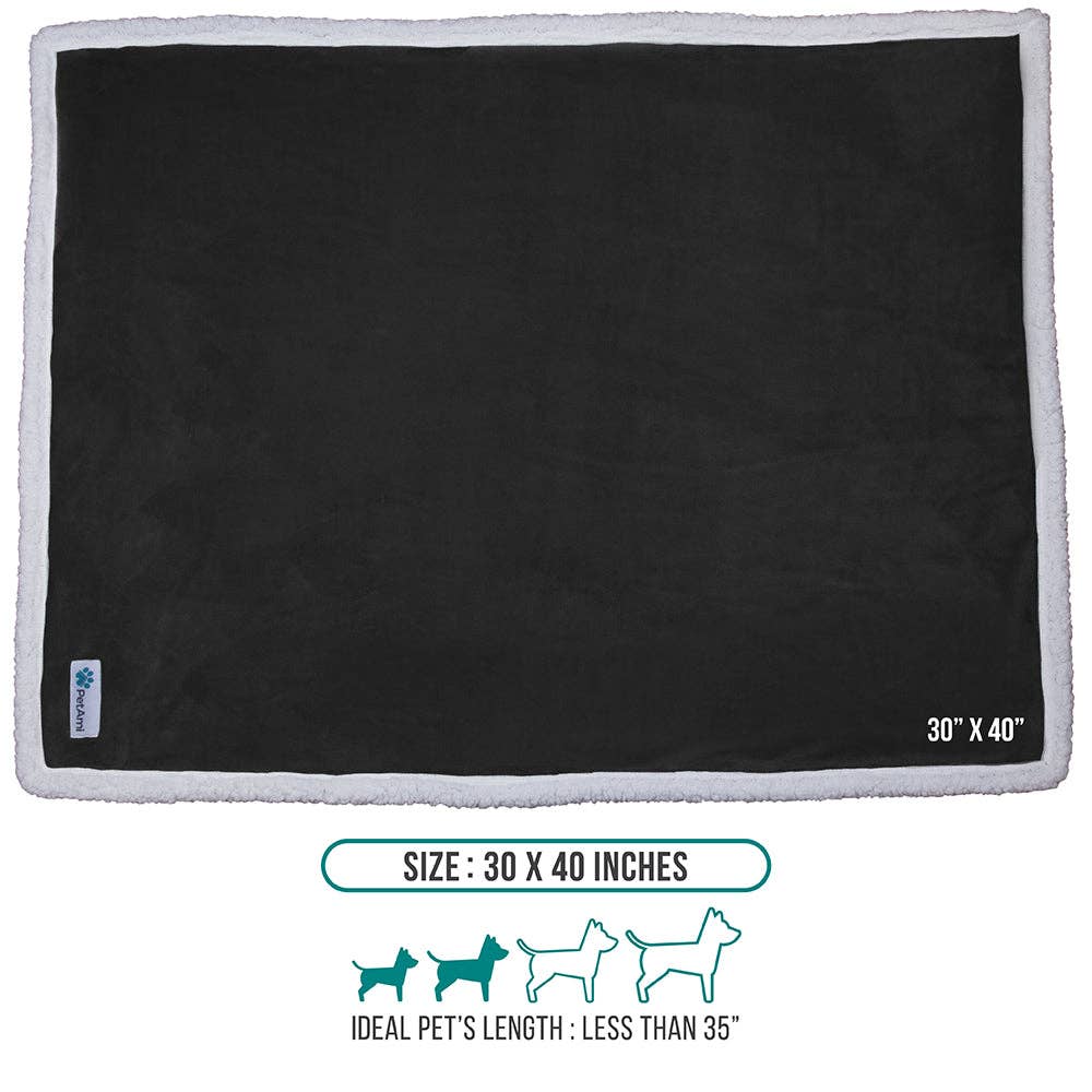 PetAmi - Vente Couverture – chat et chien - Couverture pour animaux en polaire réversible20
