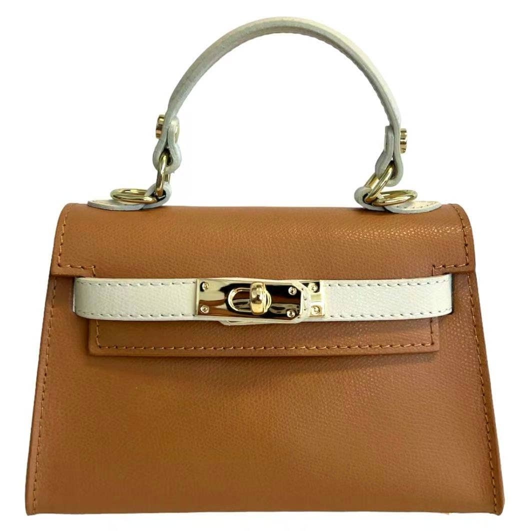 MODARNO - Wholesale Top Handle Bag - Women's - Modarno “Kelly” women's handbag in genuine leather 21x8x13 cm28