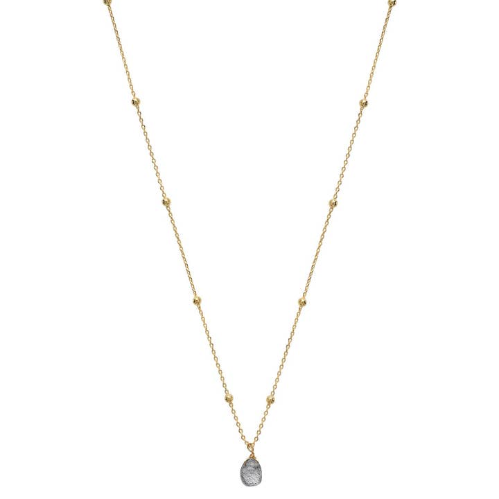 YUKI Necklace - gray for wholesale by Labelle