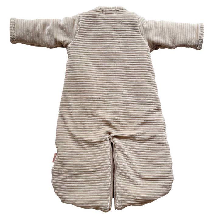 Saco de dormir de inverno SLEEP & GO para 0 a 4 meses em veludo cotelê areia por atacado de Witlof for kids