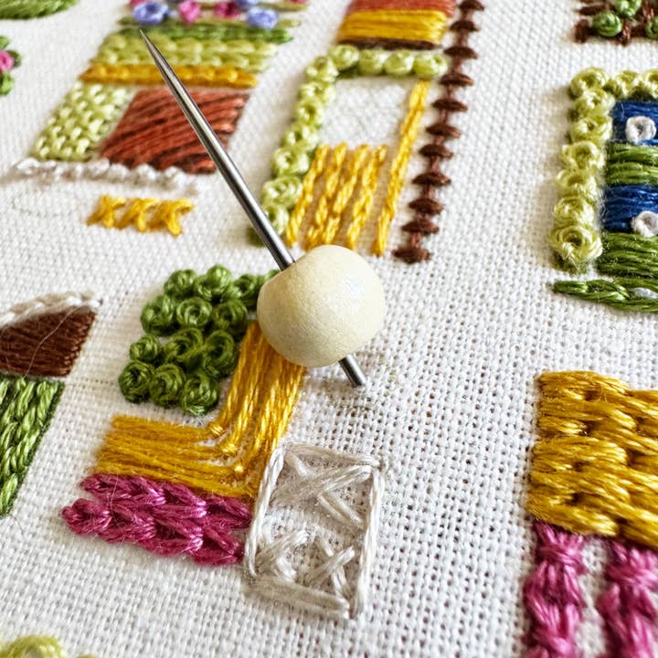 Rosanna Diggs Embroidery - Wholesale Embroidery/Cross Stitch Supplies - August in the Garden - Advanced Embroidery Kit13