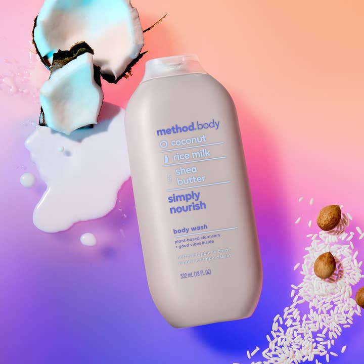First Choice Buying - Wholesale Body Wash/Shower Gel - Method Body Paraben & Phthalate Free Body Wash, Simply Nourish, 18 fl oz4