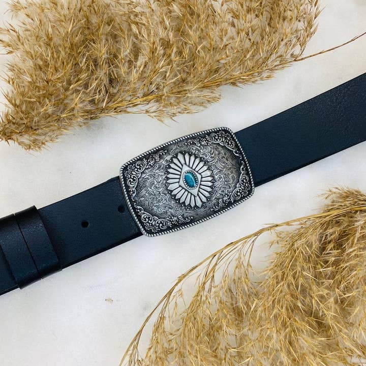 Christina Christi - Vente Ceinture – homme - Ceinture à boucle ethnique pour hommes, ceinture faite à la main, ceinture en cuir, pour hommes 11