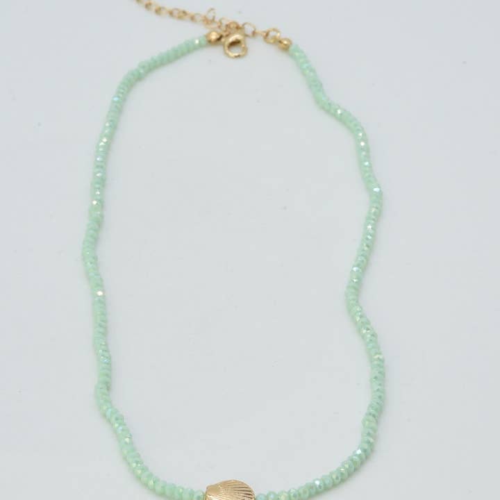 MiMi Wholesale - Wholesale Pendant/Charm Necklace - CN4372 Beaded Shell Pendant Necklace8