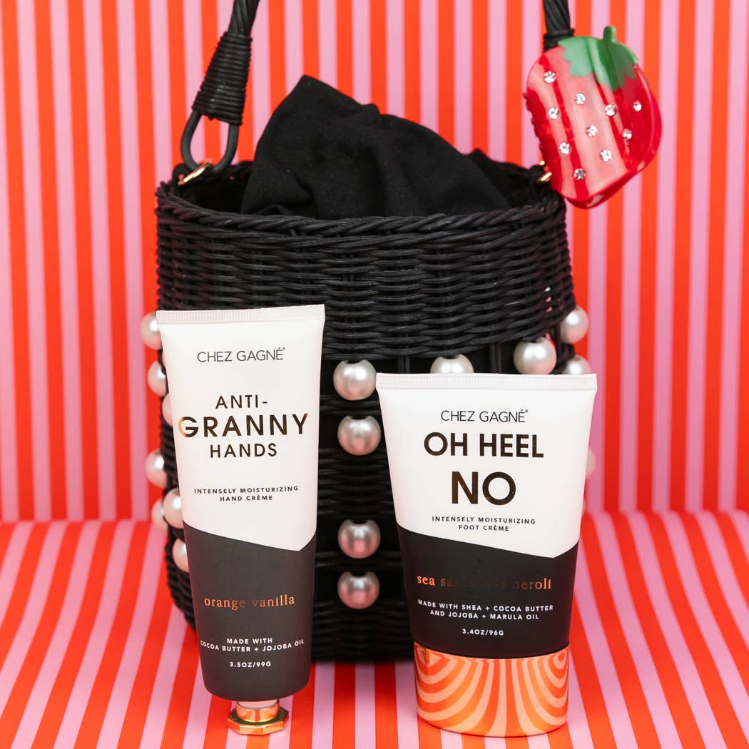 Chez Gagné - Wholesale Hand Cream/Lotion - Anti-Granny Hands - Orange Vanilla - Clean + Vegan Hand Crème - 3.4oz7