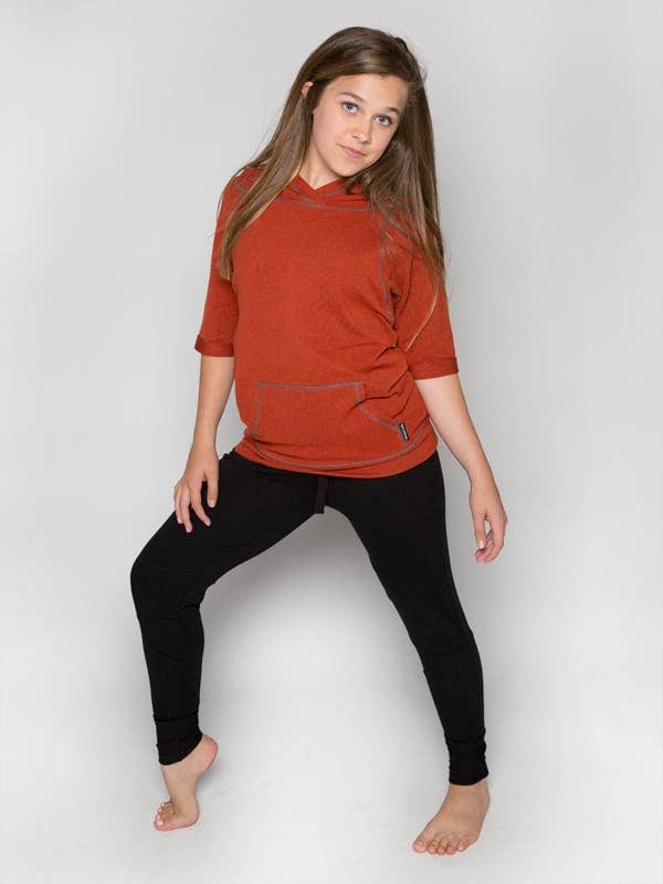 Moletom Kathryn Youth, Laranja Queimado por atacado de Sugar And Bruno