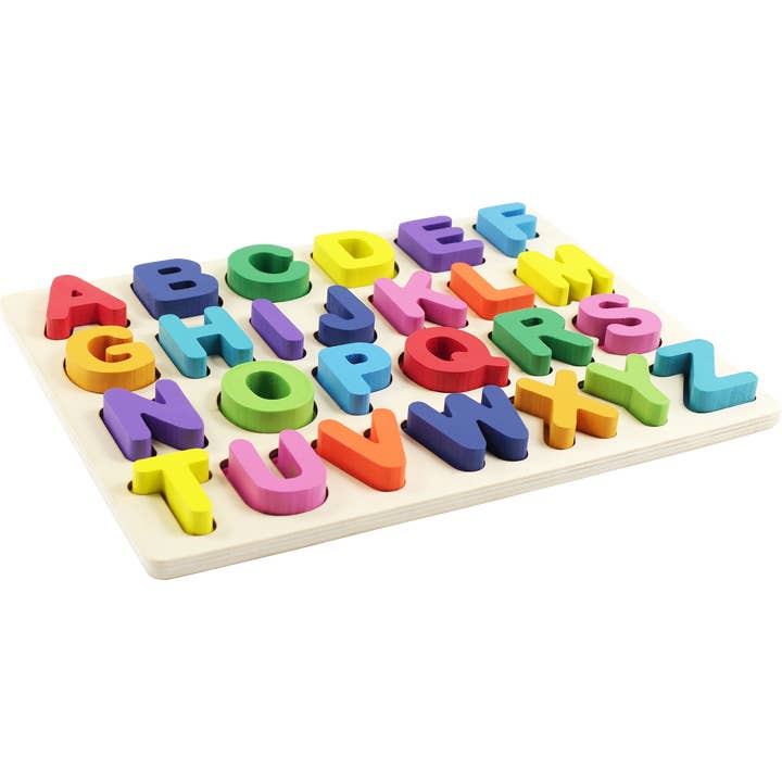 Peter Pauper Press - Wholesale Puzzle - Kids - Wooden Letters Puzzle1