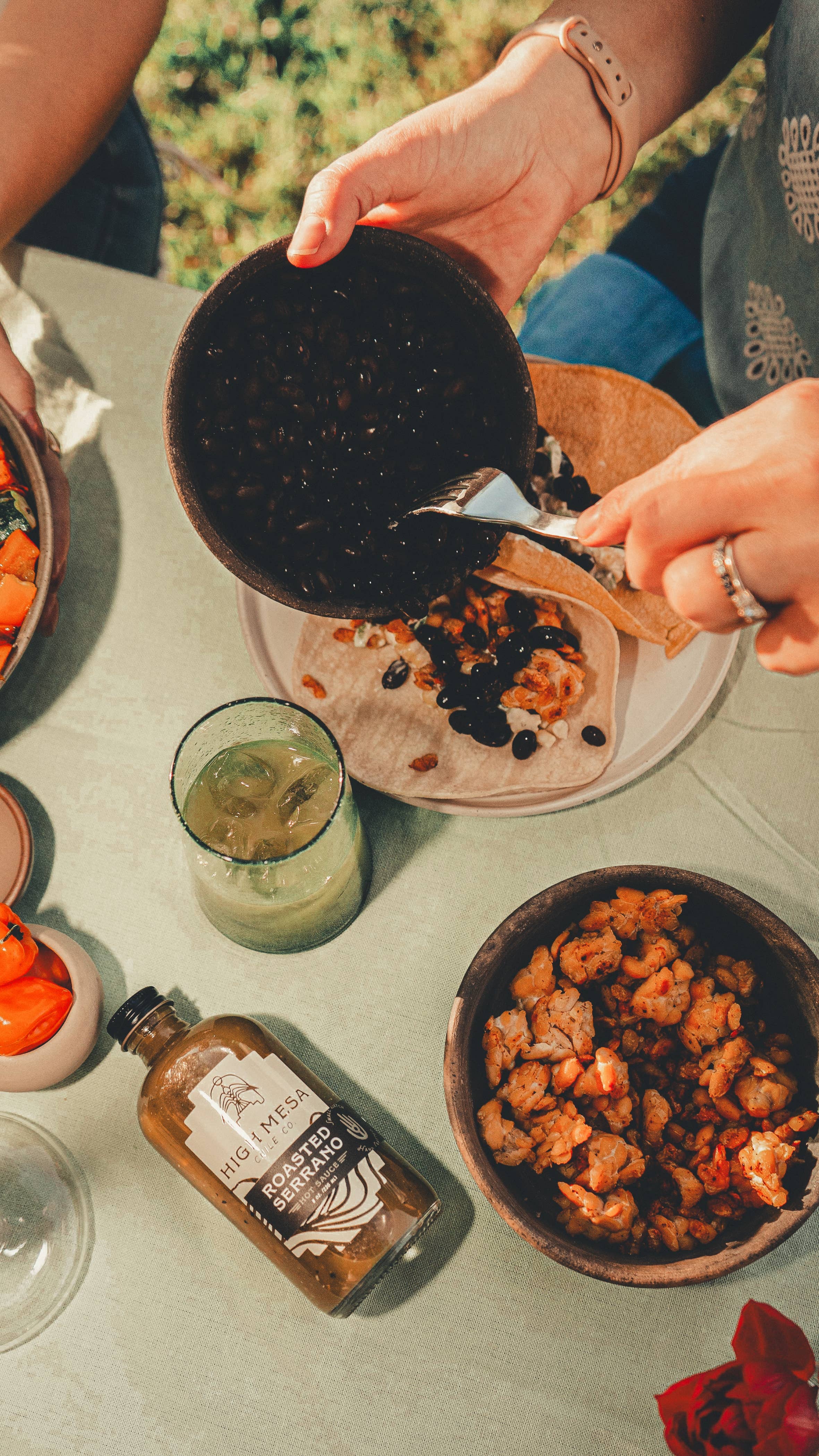 High Mesa Chile Co. - Wholesale Pikante saus - Geroosterde serrano-hete saus1