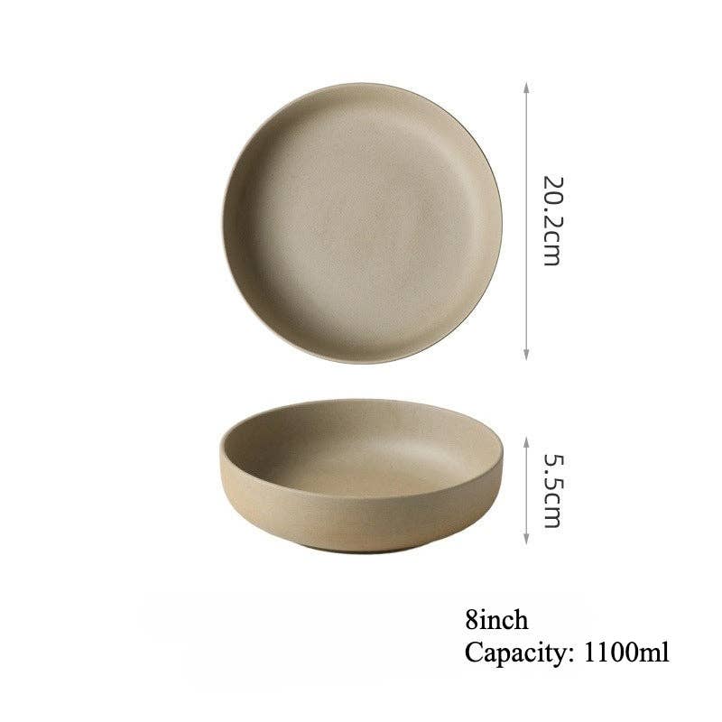 Gohobi （We cover U.S. import duties） – wholesale Dinner plate – Gohobi Japanese Vintage Ceramic Deep Plate0