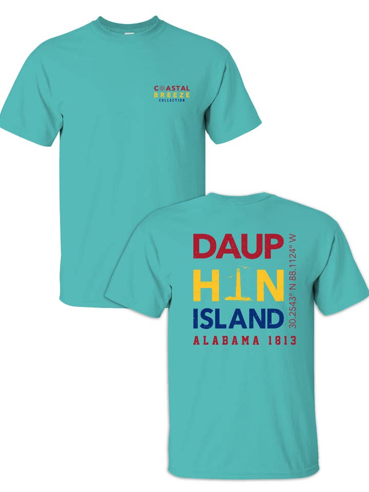 Brisa Costeira Ilha Dauphin por atacado de Coastal Breeze Tees