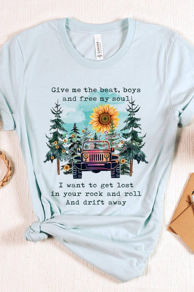 COLORBEAR - Vente T-shirt à imprimés – unisexe - DONNEZ-MOI LE RYTHME T-SHIRT UNISEXE À MANCHES COURTES9