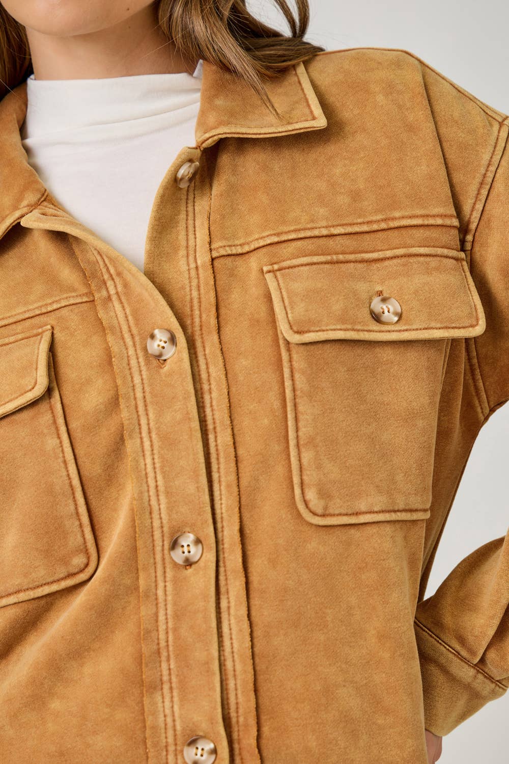 Mystree - Vendita all'ingrosso Giacca - Donna - 61231 Giacca Lunga in Spugna Lavata31