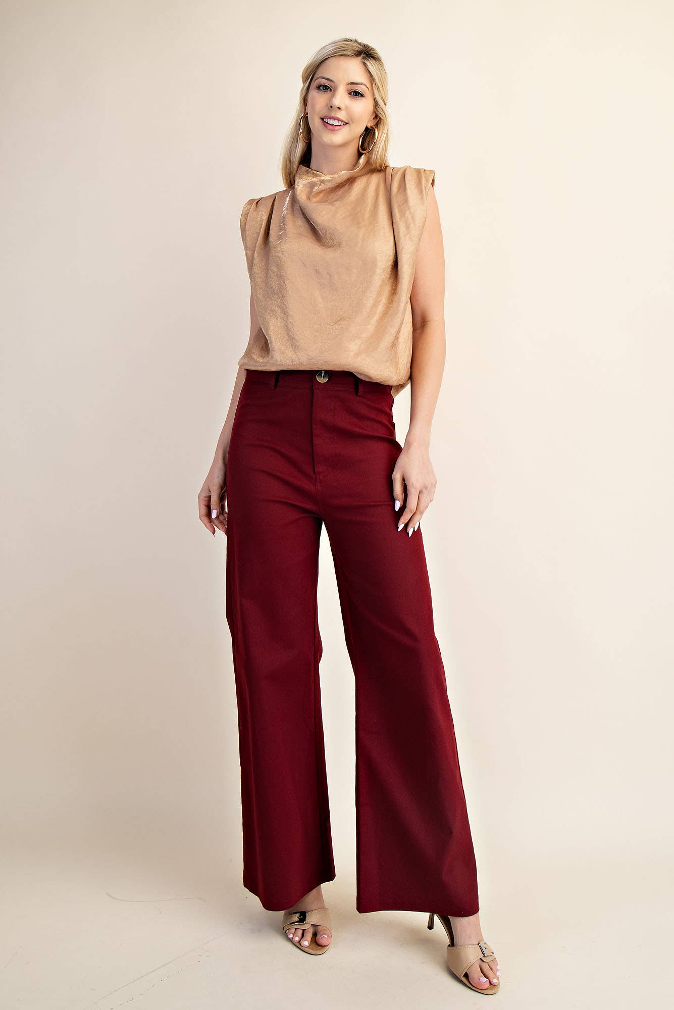 Glam - Wholesale Pants - Women's - High-Waist Straight Pants20
