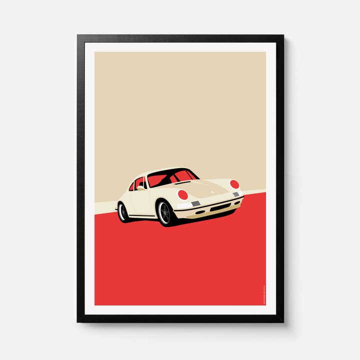 Porsche 911S Art Print for wholesale by Graphic Deluxe
