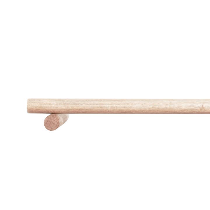 Roar Studio - Wholesale Gordijnstang - POLE ONLY gordijnroede 0-720 cm/0-283,5" (eik, walnoot, rundvlees)