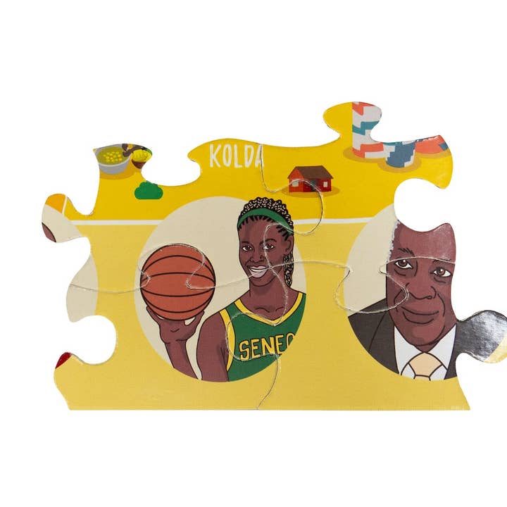 Very Puzzled – Engroshandel Puslespil - Børn – Senegal kort puslespil3