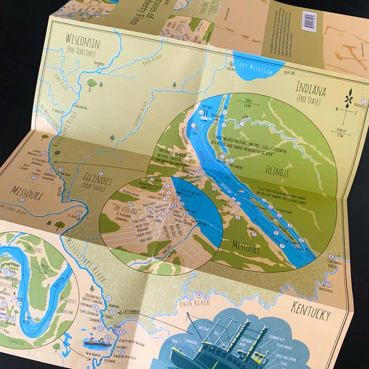 SCB - Wholesale Poster - Mark Twain: Adventures of Huckleberry Finn Map1