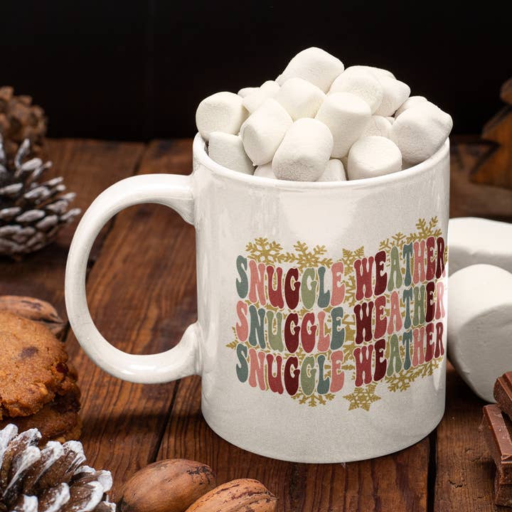 Mug à café - Snuggle Weather pour la vente par Words of Ivy