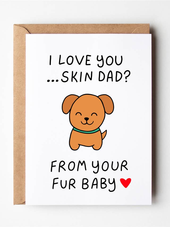 Daddy's Fur Baby for wholesale by Friends of Henry Paper Co
