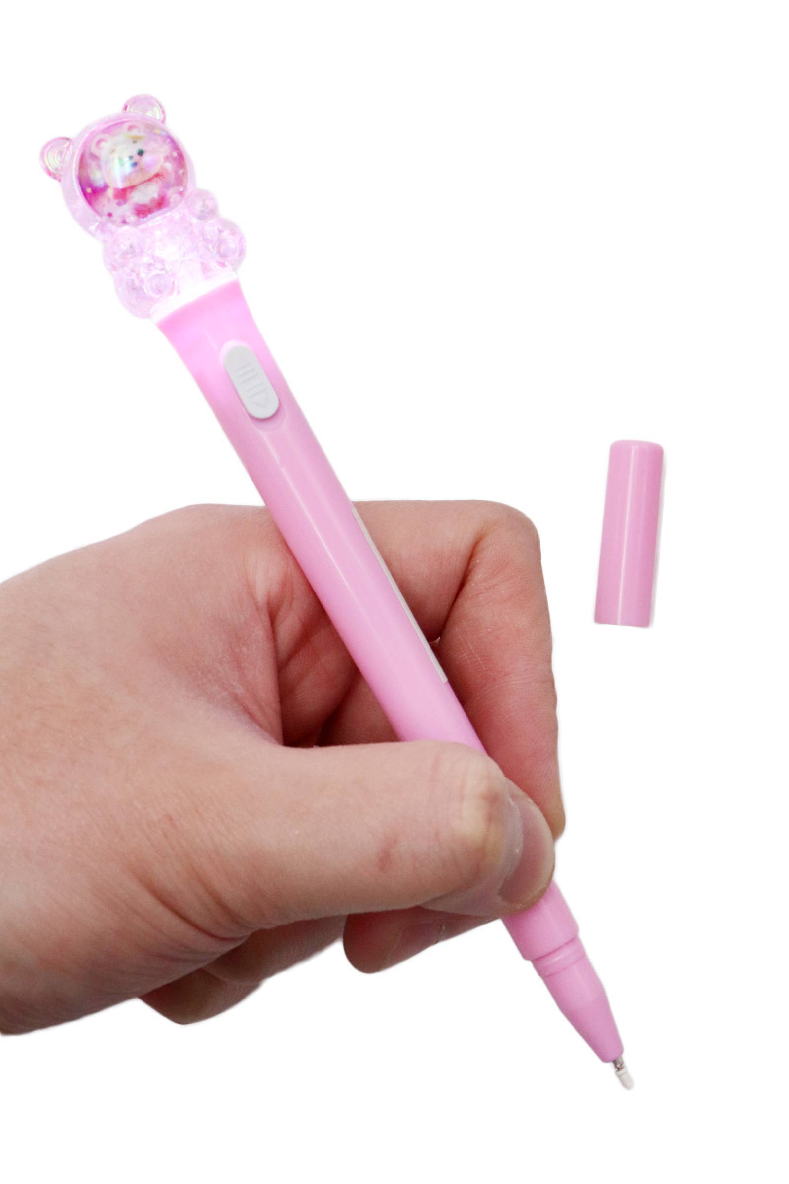 ASSORTED Teddy Bear Astronaut Led Light-up Pen - 36 Pcs for wholesale on Faire3