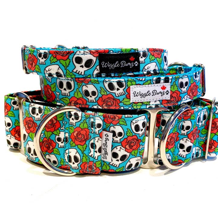 Wiggle Bumz - Wholesale Pet Collar - Dog - Roses Can Be Deadly Dog Collar0