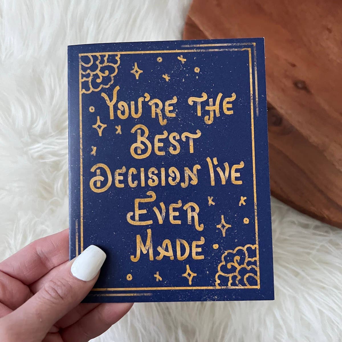 Big Moods - Wholesale Love Card - "You're The Best Decision I've Ever Made" Card2