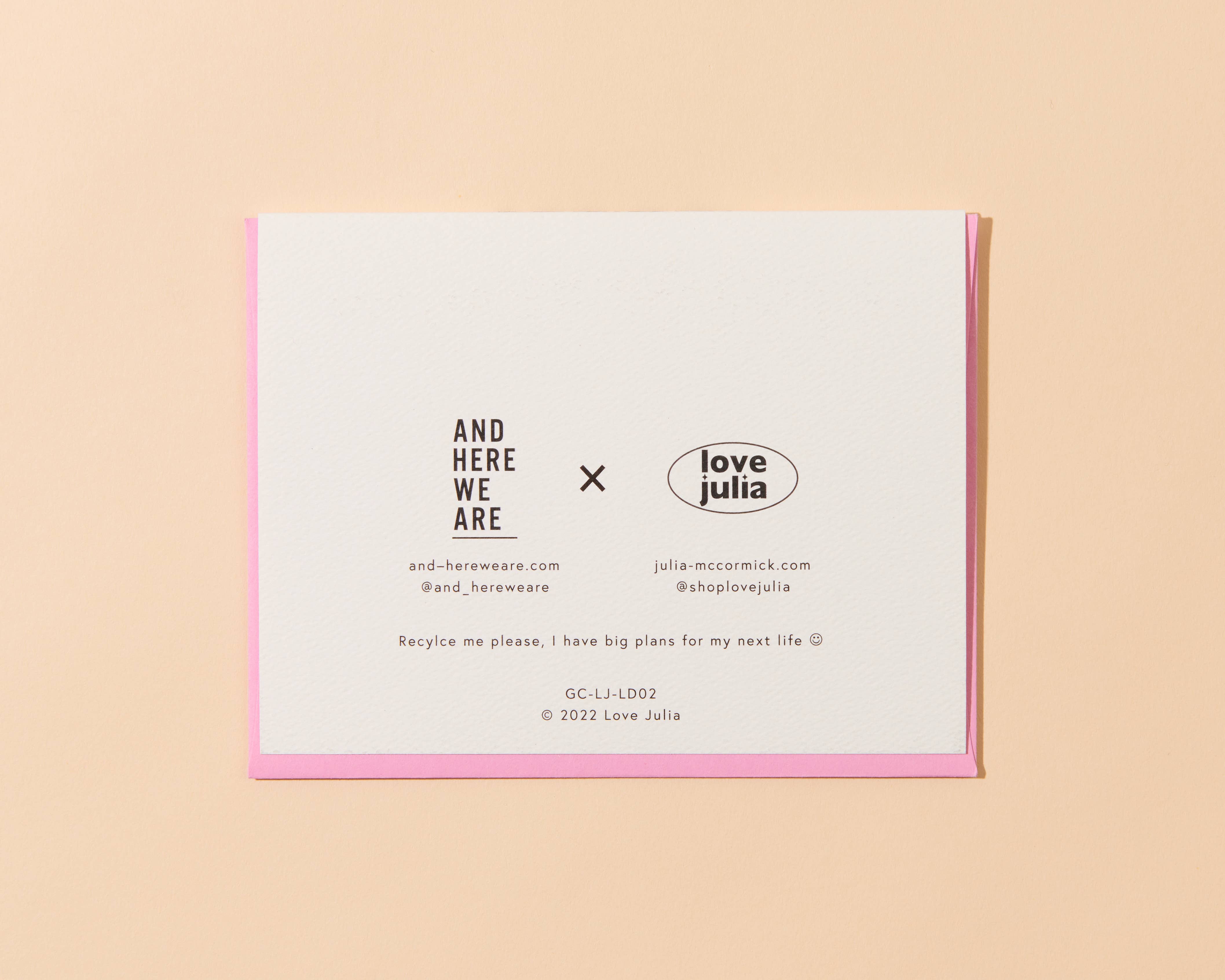 And Here We Are - Wholesale Love Card - Coffee Cups Greeting Card - Love, Valentine, Anniversary 2