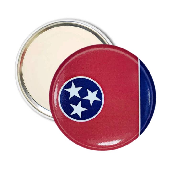 Purse Mirror - State Flag Tennessee - USA for wholesale by Worldwide Souvenirs