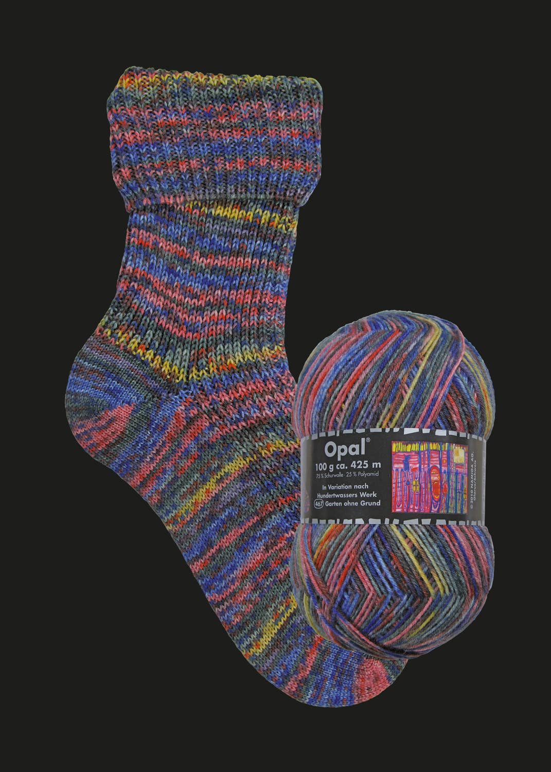 SCHULANA - Wholesale Yarn - OPAL sock yarn after Hundertwasser 4-ply23