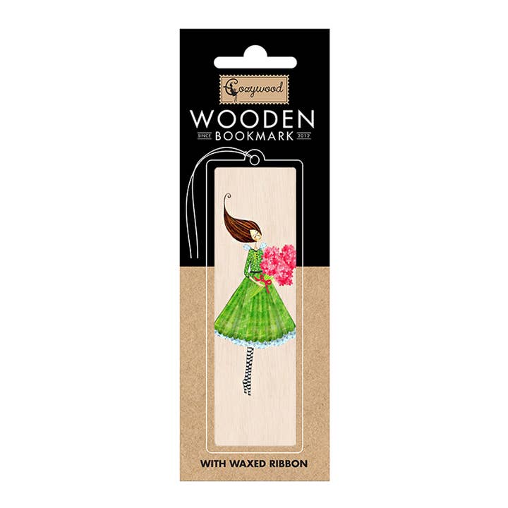 Flowers Wooden Bookmark for wholesale by Cozywood