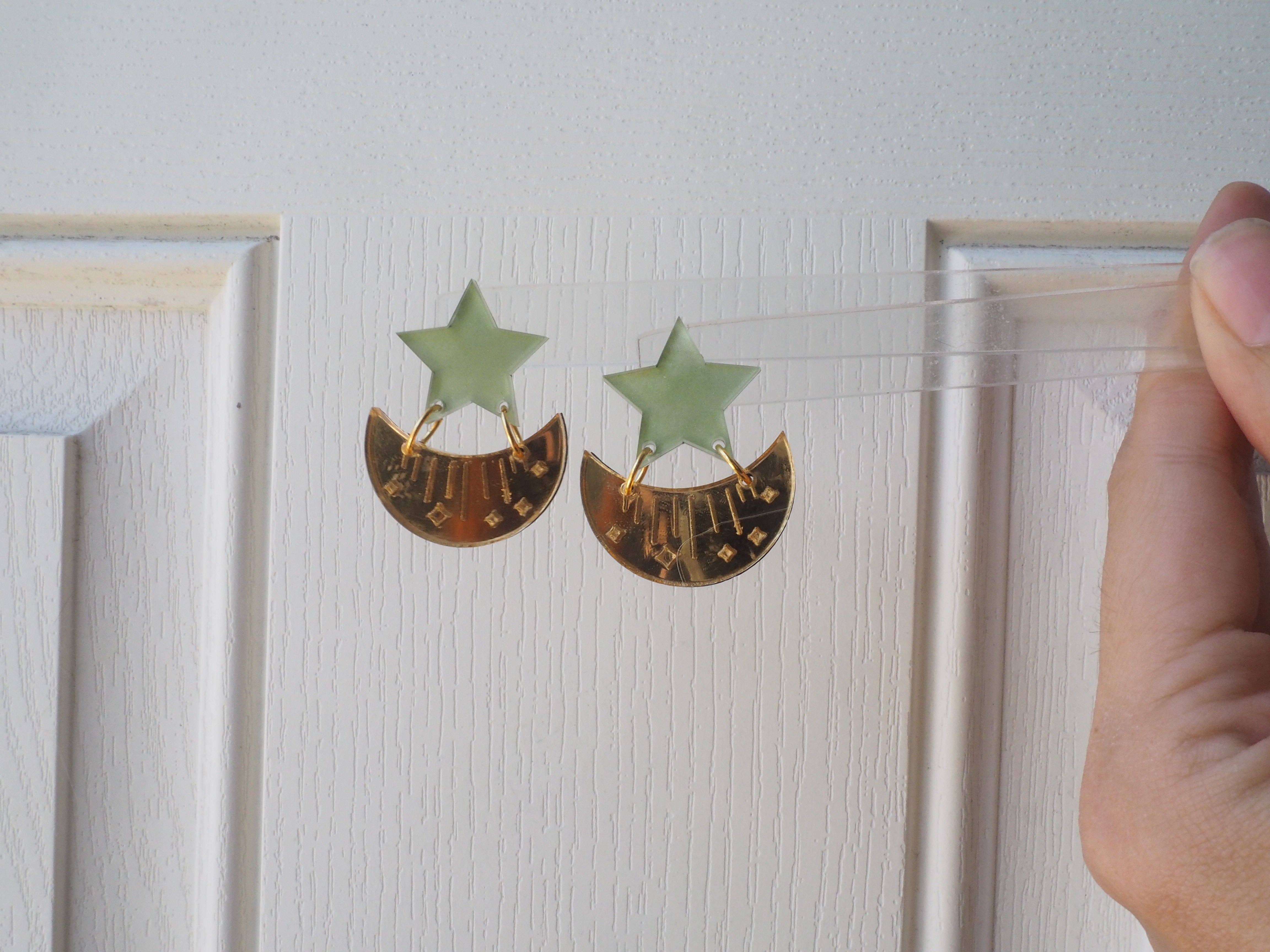 Rosamond Street - Vente Boucles d'oreilles pendantes - Collection céleste Jaded Moon3