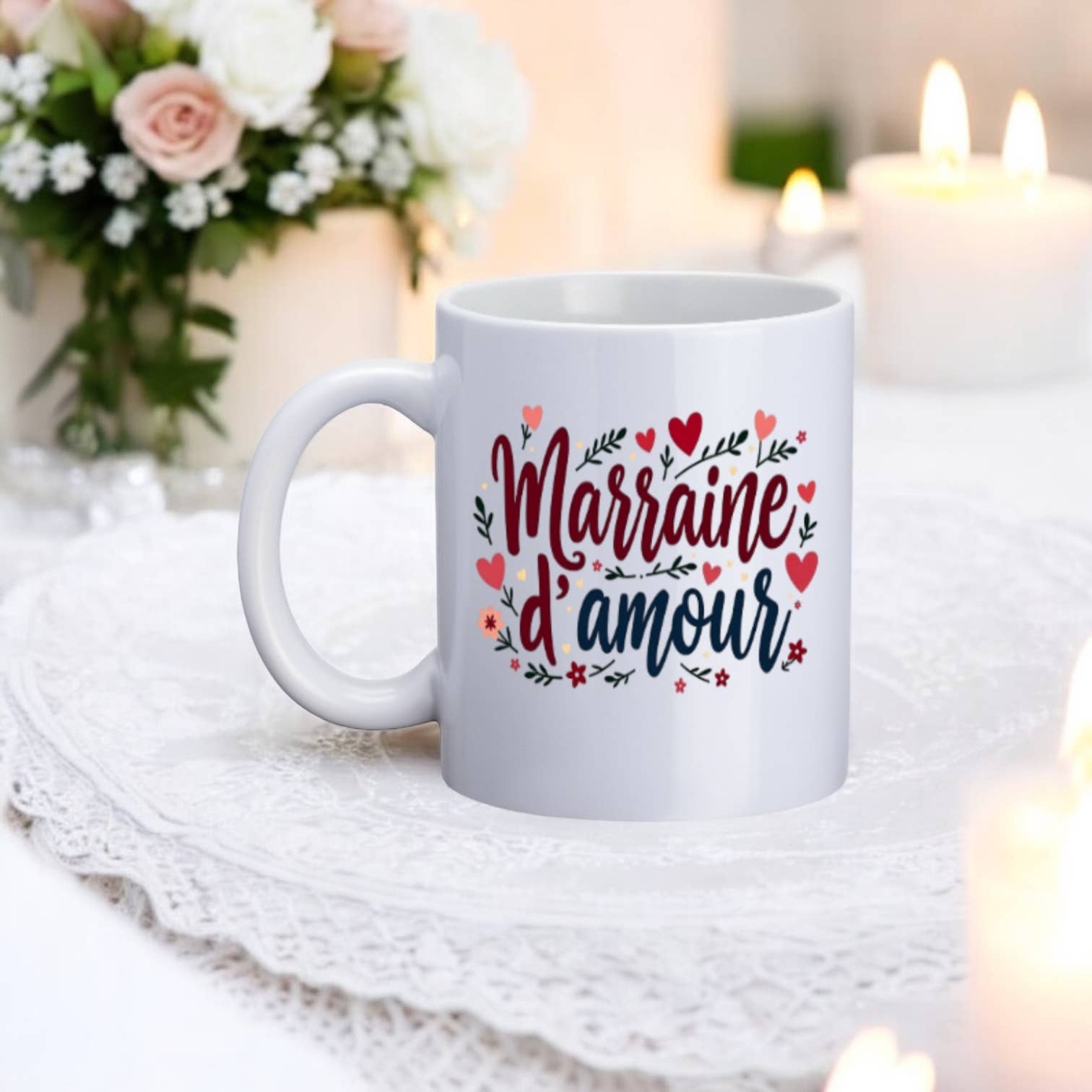 Emmanuel Création – wholesale Kaffe-/Tékopp – Mugg, "Kärleksfull gudmor"0