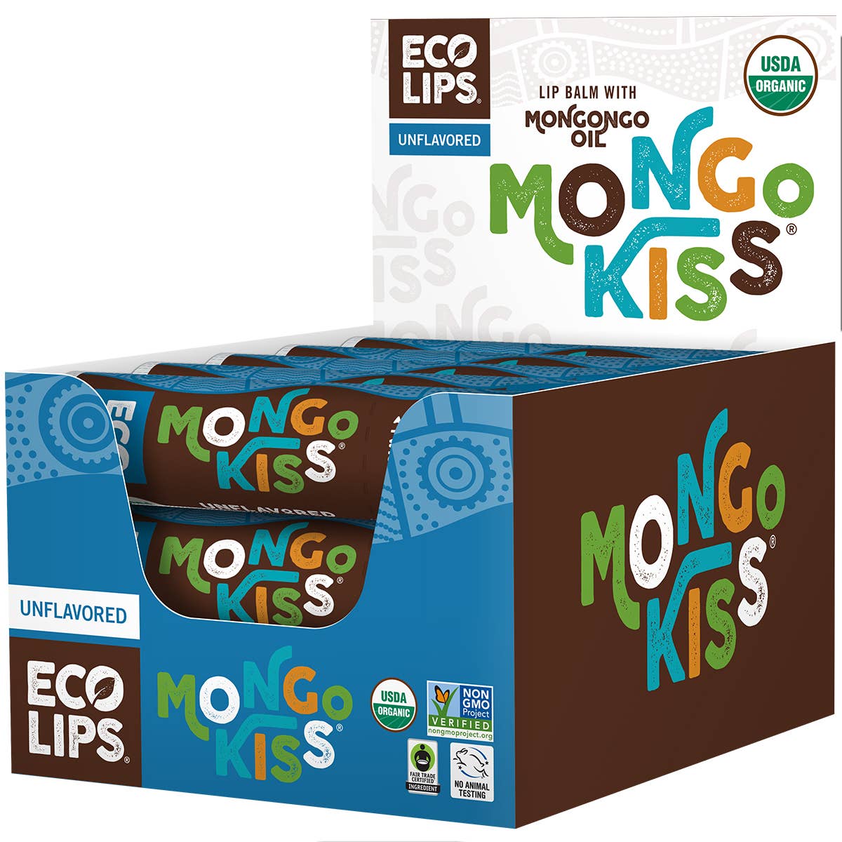 Eco Lips & Bug Soother - Wholesale Lip Balm - Mongo Kiss Lip Balm 15-count display5