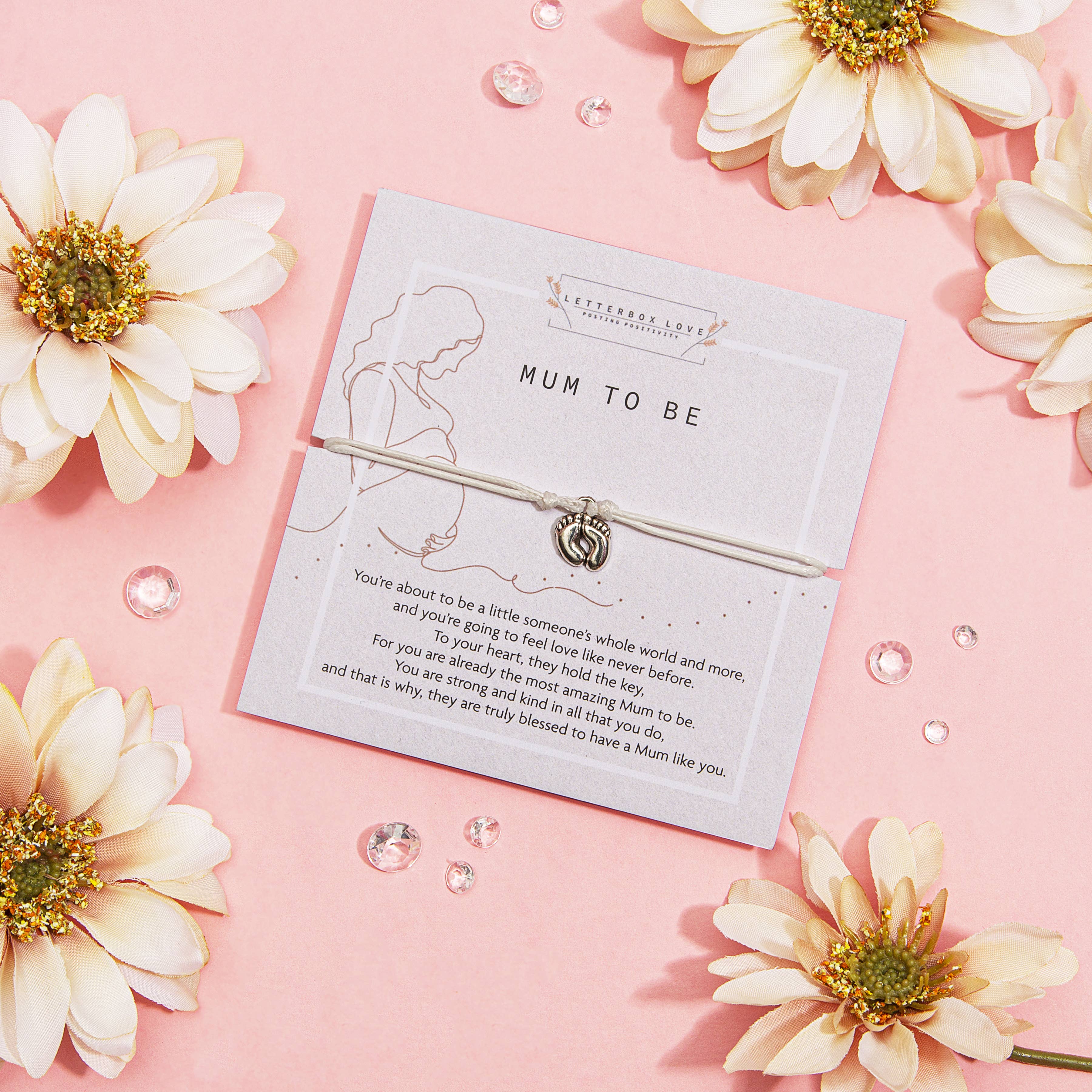 Letterbox Love Bracelets – wholesale Charm/dangle bracelet – Mum to be bracelet1