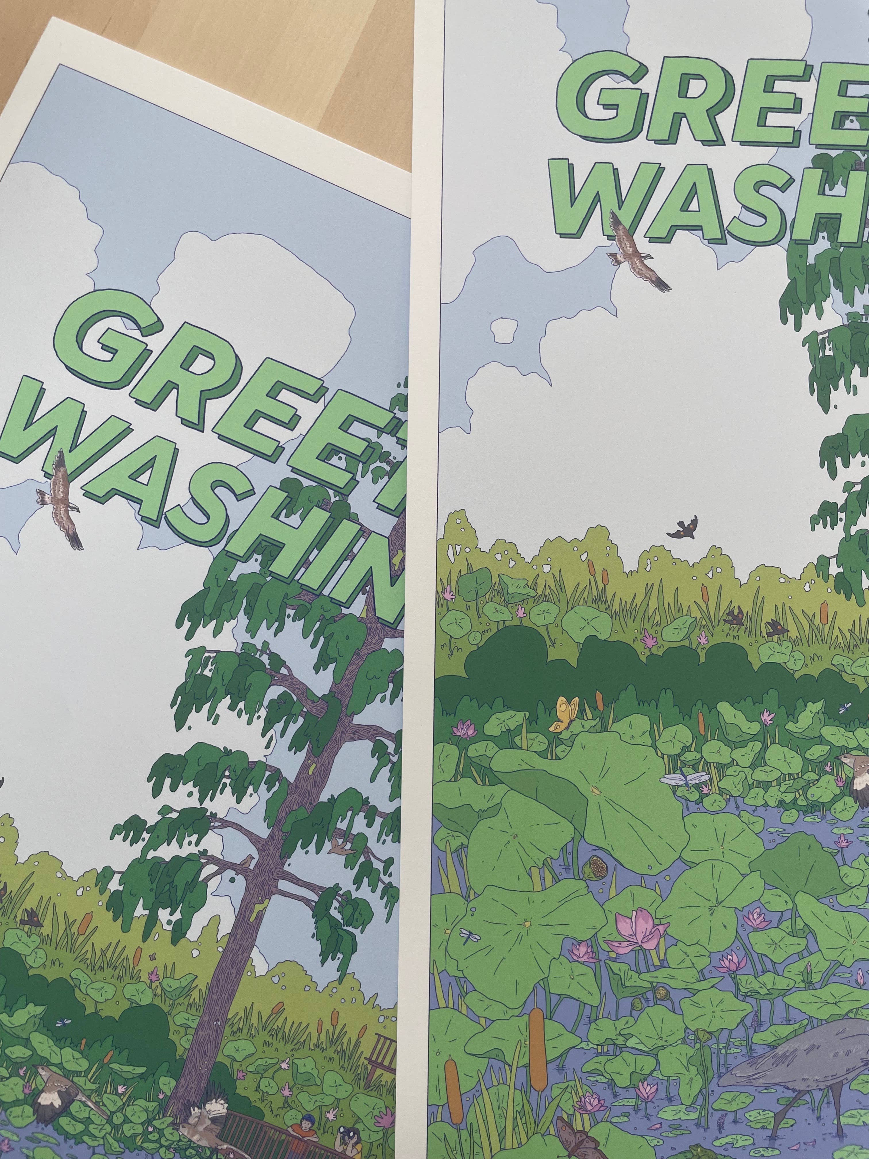 Lydia Tonkonow Art and Design LLC - Wholesale Art Print - Washington DC (Kenilworth Aquatic Gardens) - 12x16" Print2