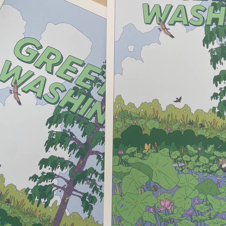 Lydia Tonkonow Art and Design LLC - Wholesale Art Print - Washington DC (Kenilworth Aquatic Gardens) - 12x16" Print2