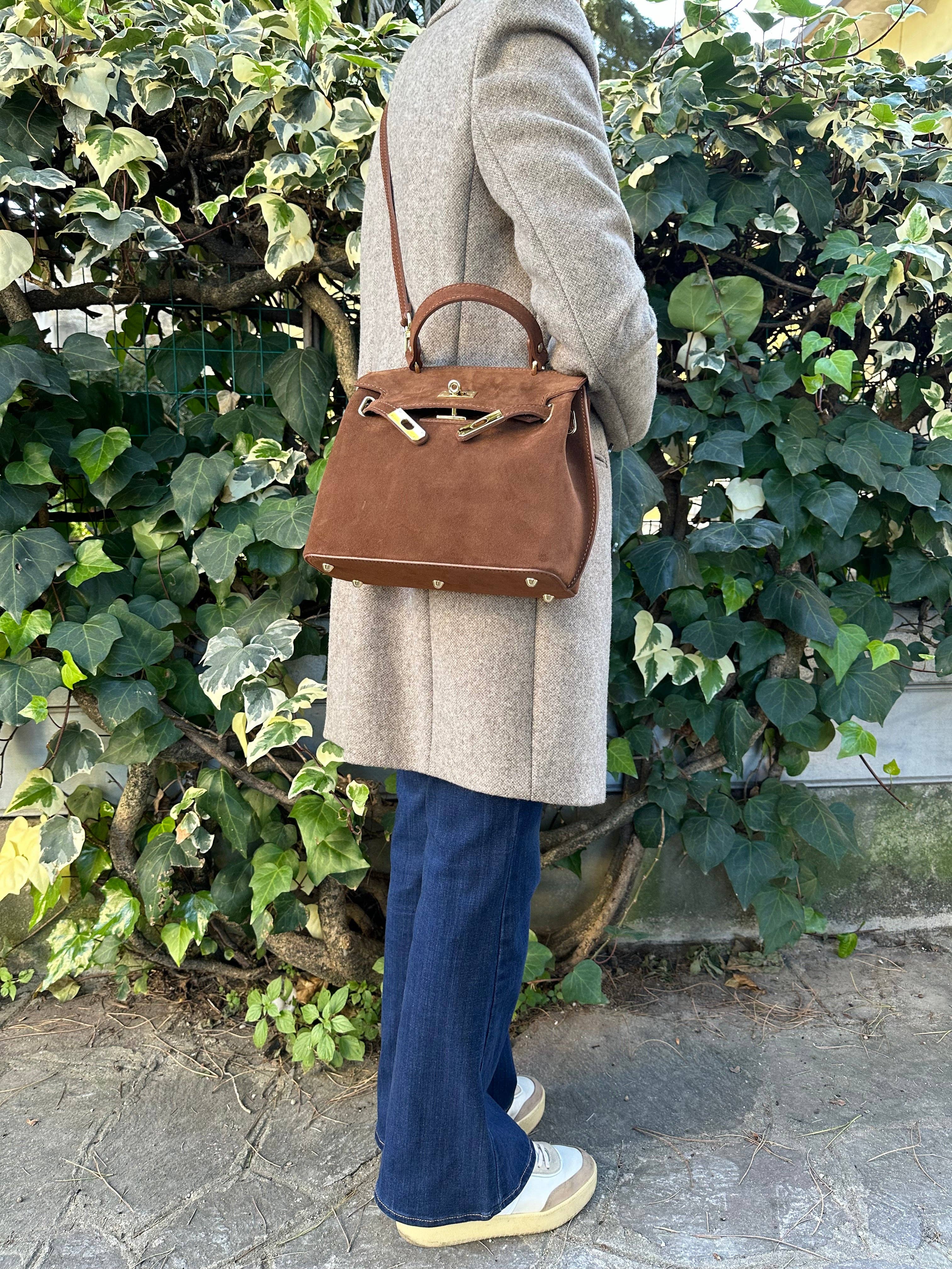 Zhade – wholesale Top handle bag – women's – CHLOE - Genuine suede leather7